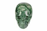 Realistic, Polished Hamine Jasper Skull #116521-1